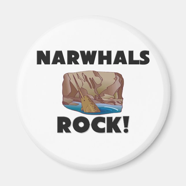 Aimant Rock Narwhals (Devant)