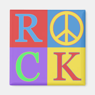 Aimant Rock Pop Art Design