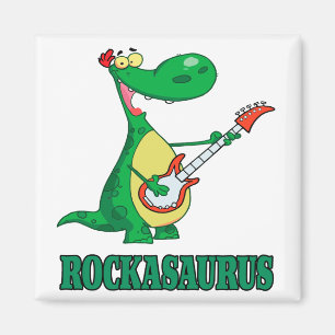 Aimant rockasaurus rock n roll dinosaur dino
