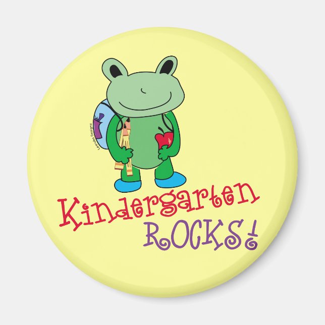 Aimant Rocks de jardin d'enfants (Devant)