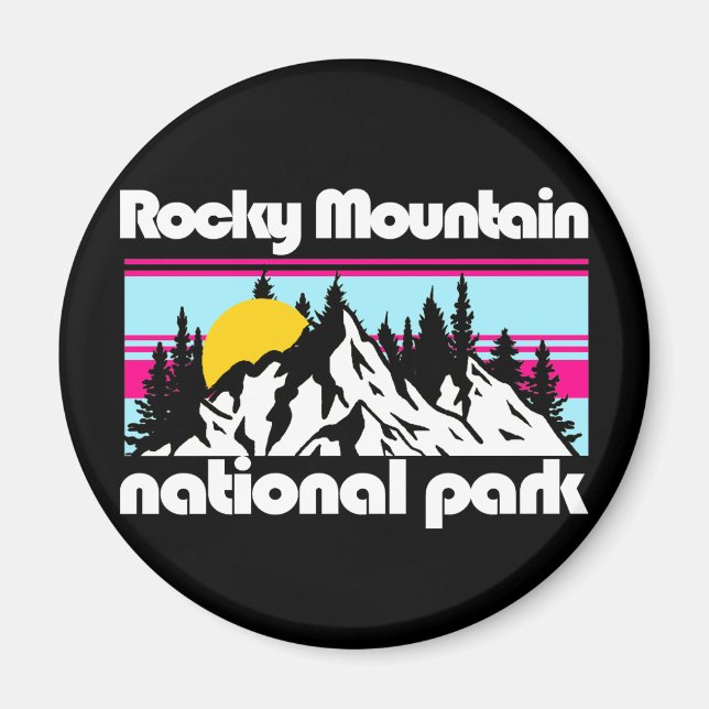Aimant Rocky Mountain, Colorado (Devant)