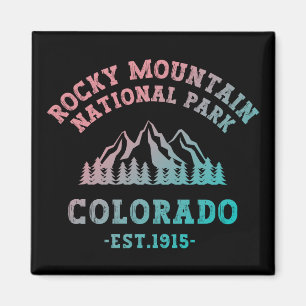 Aimant Rocky Mountain National Park Colorado USA Gradient