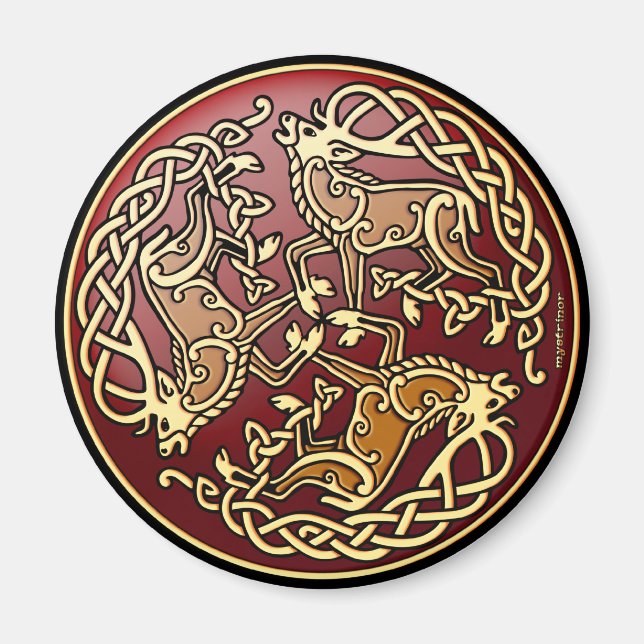 Aimant Roi Forêt (Devant)