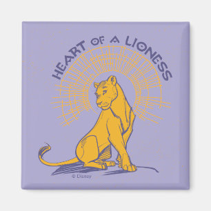 Aimant Roi Lion  Nala "Coeur d'une lionne"