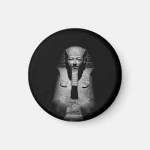Aimant Roi pharaon noir et blanc
