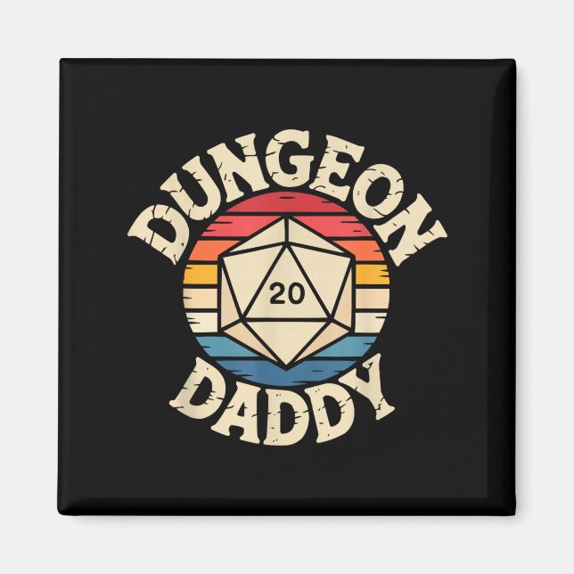 Aimant Role Playing Gamer Dad Rpg Master Tabletop Funny R (Devant)