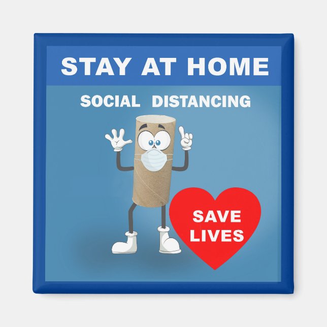 Aimant Roll de l'équipe de la Toilet Paper avec le premie (Devant)