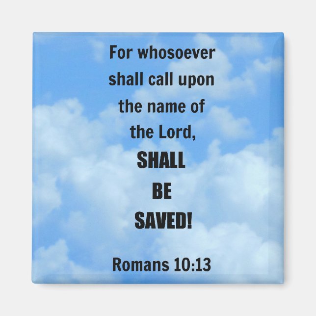 Aimant Romains 10:13 (Devant)