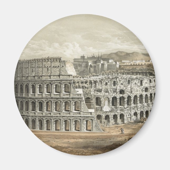 Aimant Roman Vintage Art (Devant)