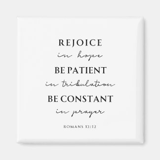 Aimant Romans 12:12 Bible Verse