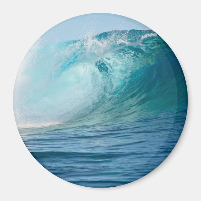 Aimant rond à grande vague de l'océan Pacifique (Devant)