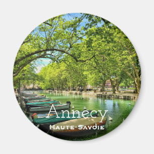 Aimant rond d'Annecy, la Haute-Savoie
