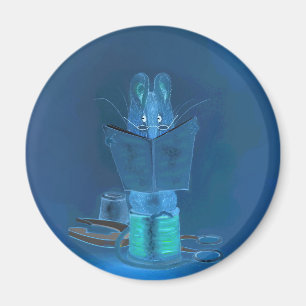 Aimant rond de 3 pouces pour réfrigérateur "dans l