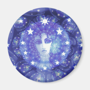 Aimant rond de DevorahBlueCosmos