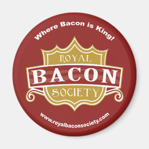 Aimant rond de société royale de lard