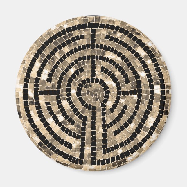 Aimant rond LABYRINTH V (Devant)