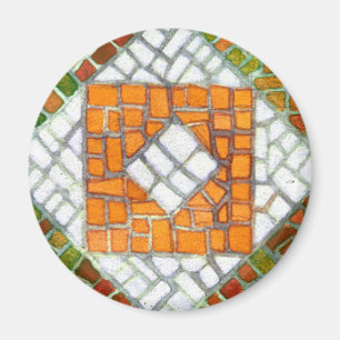 Aimant rond MOSAIC AUTOMNE