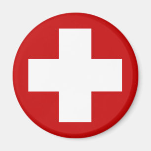 Aimant Rond-point d'urgence de la Croix-Rouge suisse