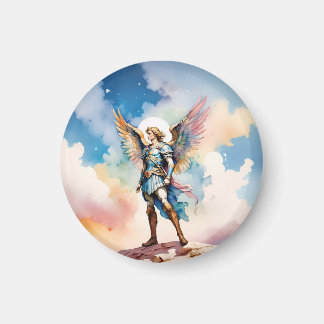 aimant rond St Michael Archangel