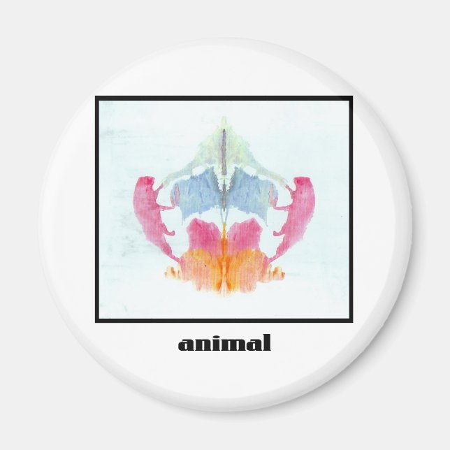 Aimant Rorschach Inkblot 8 (Devant)