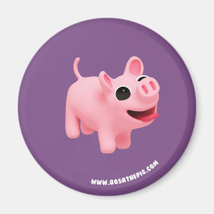 Aimant Rosa the Pig Jumps