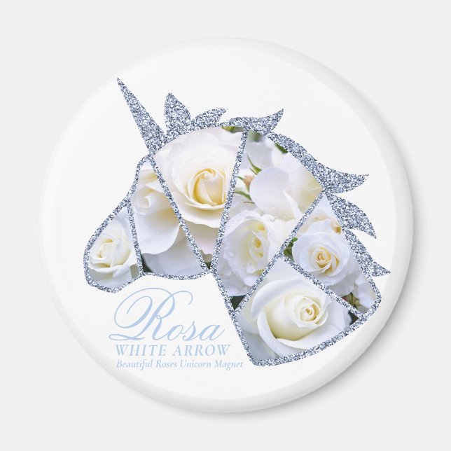 Aimant Rosa White Arrow (Devant)