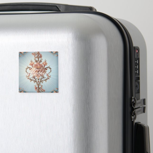 Aimant Rose baroque (In Situ (Bagages))