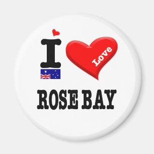 Aimant ROSE BAY - I Love