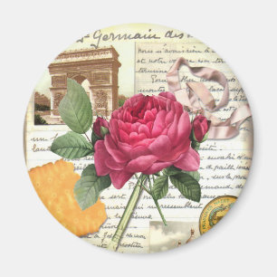 Aimant rose de Paris