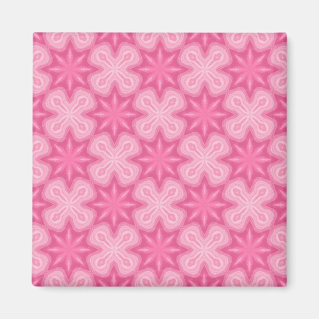 Aimant Rose Et Blanc (Devant)