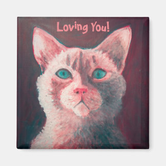 Aimant rose Kitty