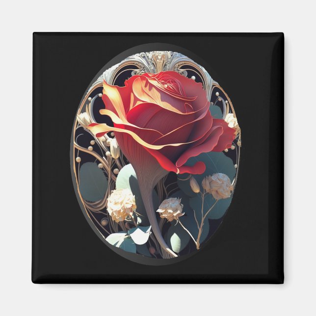 Aimant ROSE n° 1 (Devant)