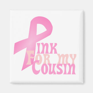 Aimant Rose pour mon cousin