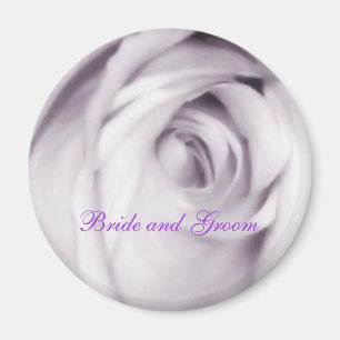 aimant rose pourpre (mariée et mariée)