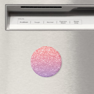 Aimant Rose rose violet lavande faux pétille parties scin