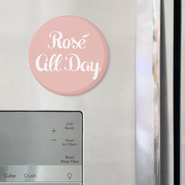 Aimant Rose toute la journée (In situ (réfrigérateur))