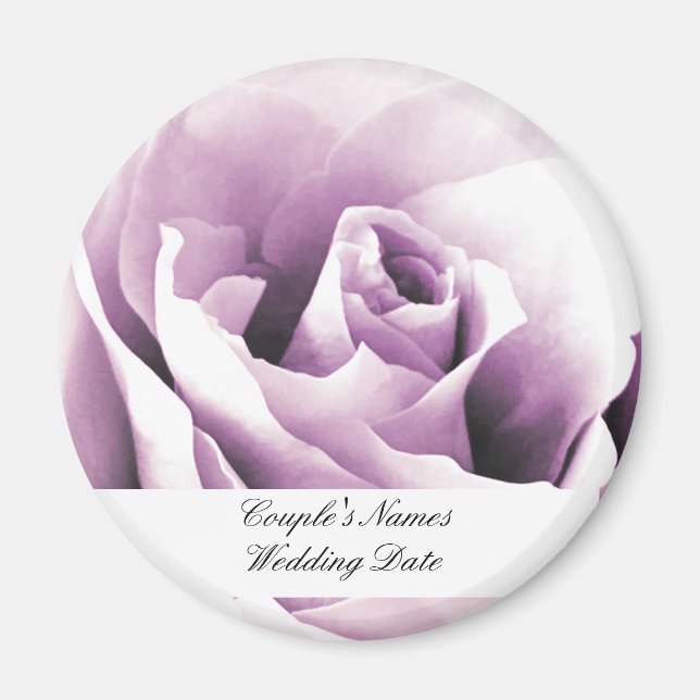 Aimant Rose violet Favoriser le Modèle d'aimant (Devant)