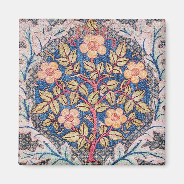 Aimant Rose Wreath, William Morris (Devant)