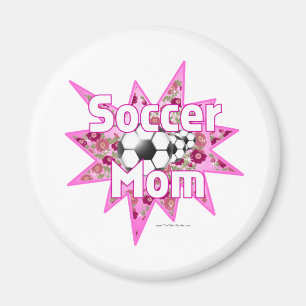 Aimant Roses de maman de football