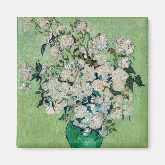 Aimant Roses de Still Life dans un vase par Vincent van G (Devant)
