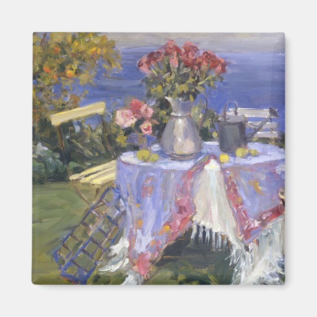 Aimant Roses en bord de mer (Devant)