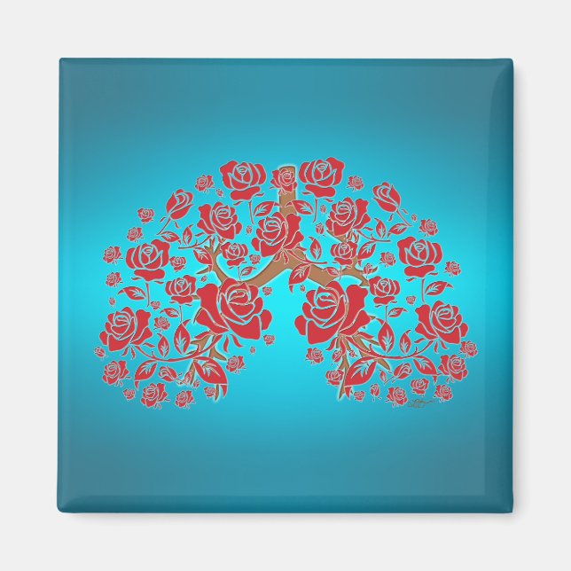 Aimant Roses et espoir (Devant)