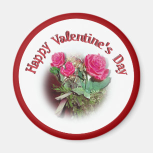 Aimant Roses pour la Saint Valentin