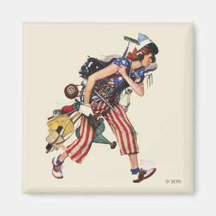 Aimant Rosie à la Secourt