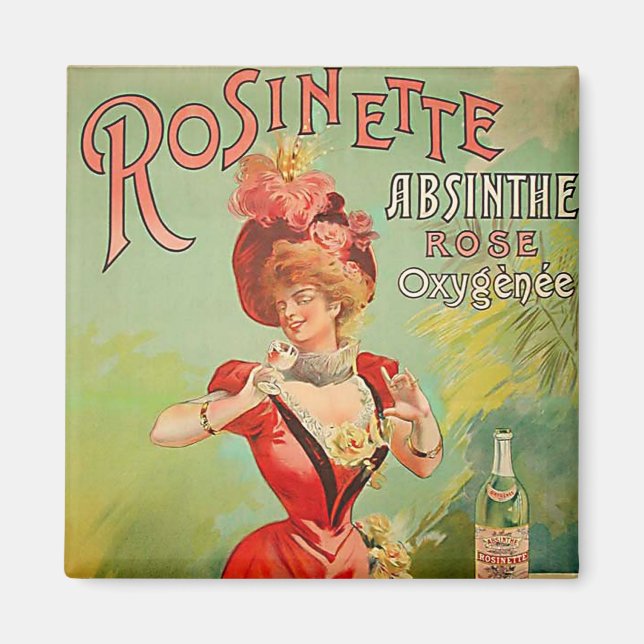 Aimant Rosinette Absinthe 1823 (Devant)