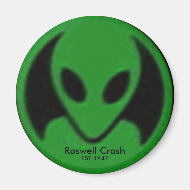 Aimant Roswell Crash, EST.1947 (Devant)