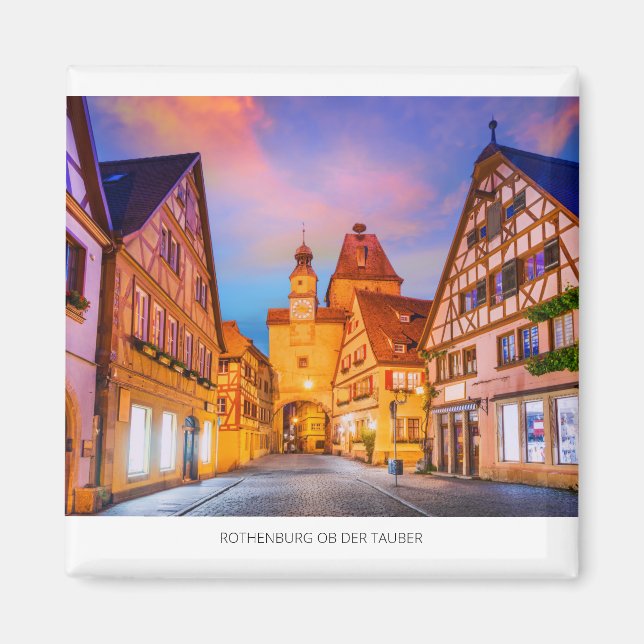 Aimant Rothenburg ob der Tauber, vacances (Devant)