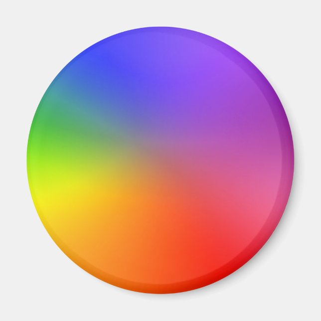 Aimant Roue couleur : couleurs Abstraites (Devant)