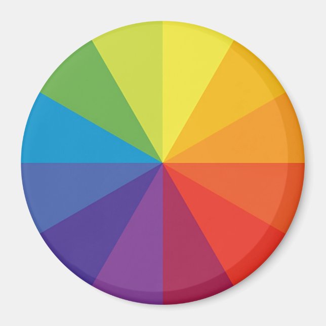 AIMANT ROUE DE COULEUR (Devant)