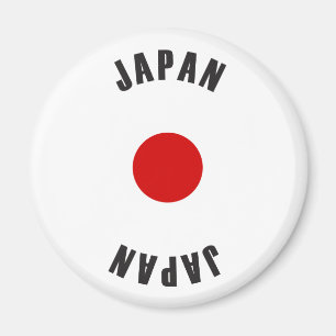 Aimant Roue de drapeau du Japon